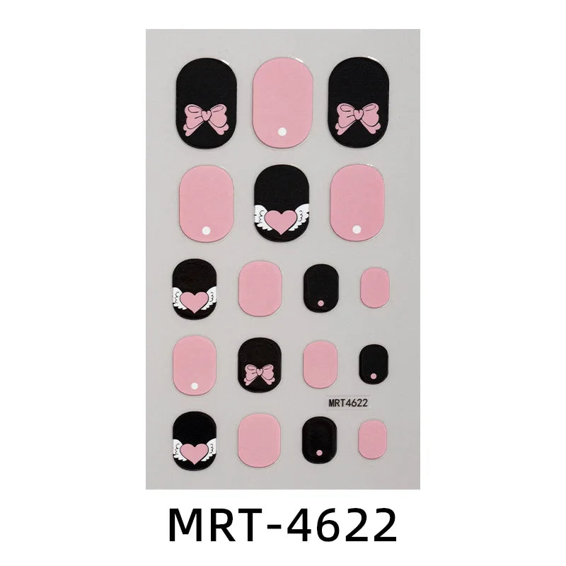 Kinder-Nagelsticker – DIY Cartoon Sticker für Mädchen & Nail Art