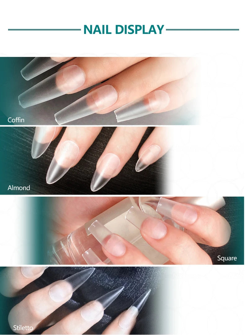 Nageltips, Soft Gel Tips, Full Cover Nägel, Press On Nails, Fake Nails, Nagelverlängerung, NAILPOP