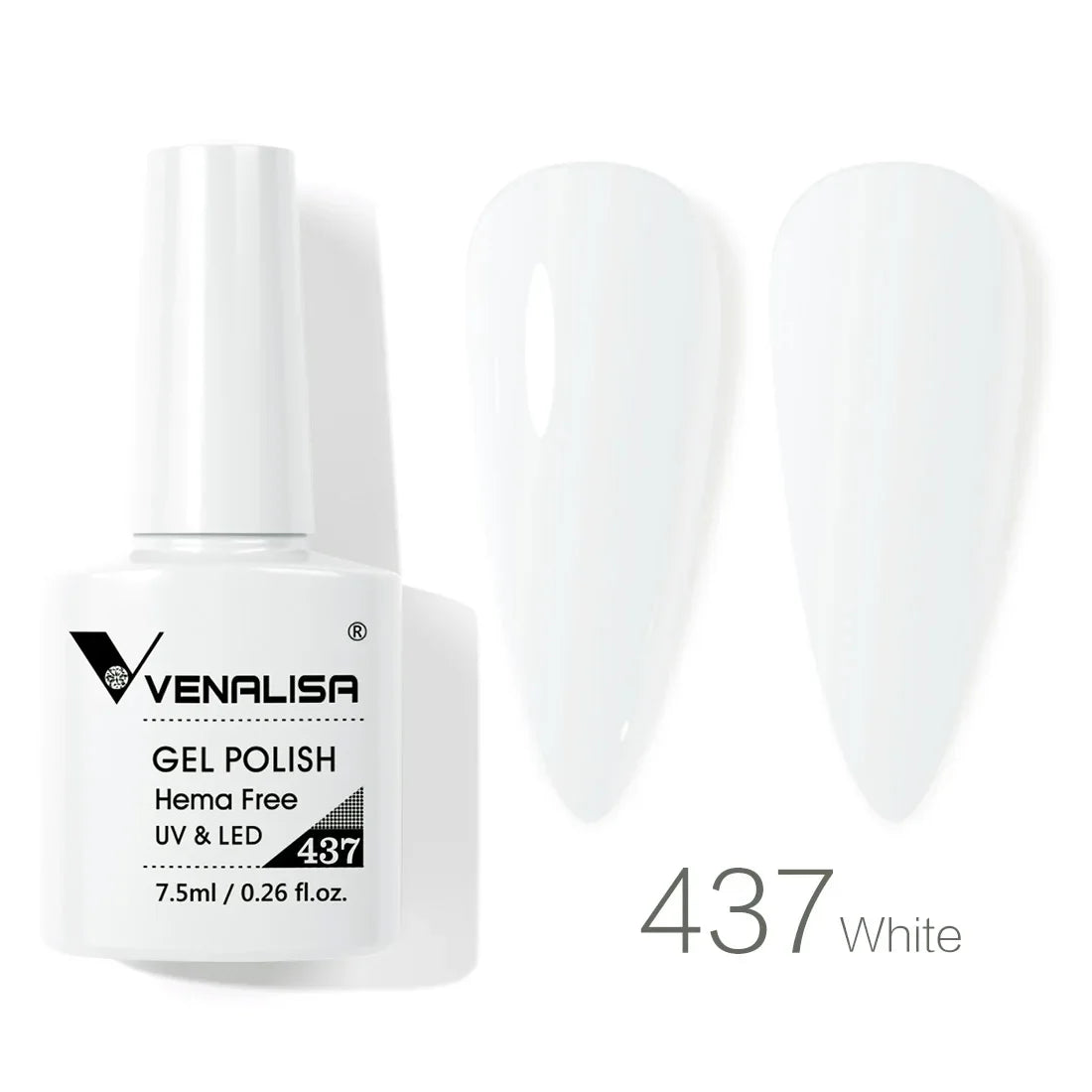Venalisa Glitter Gel Polish – 7,5ml Rot, HEMA-frei, UV/LED, Semi-Permanent