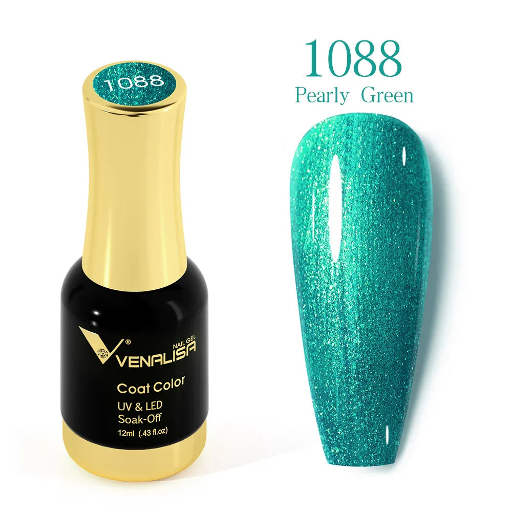 VENALISA Crystal UV Gel 12ml – French Nails, Glitzer, Pearl, HEMA-frei 1. Kollektion