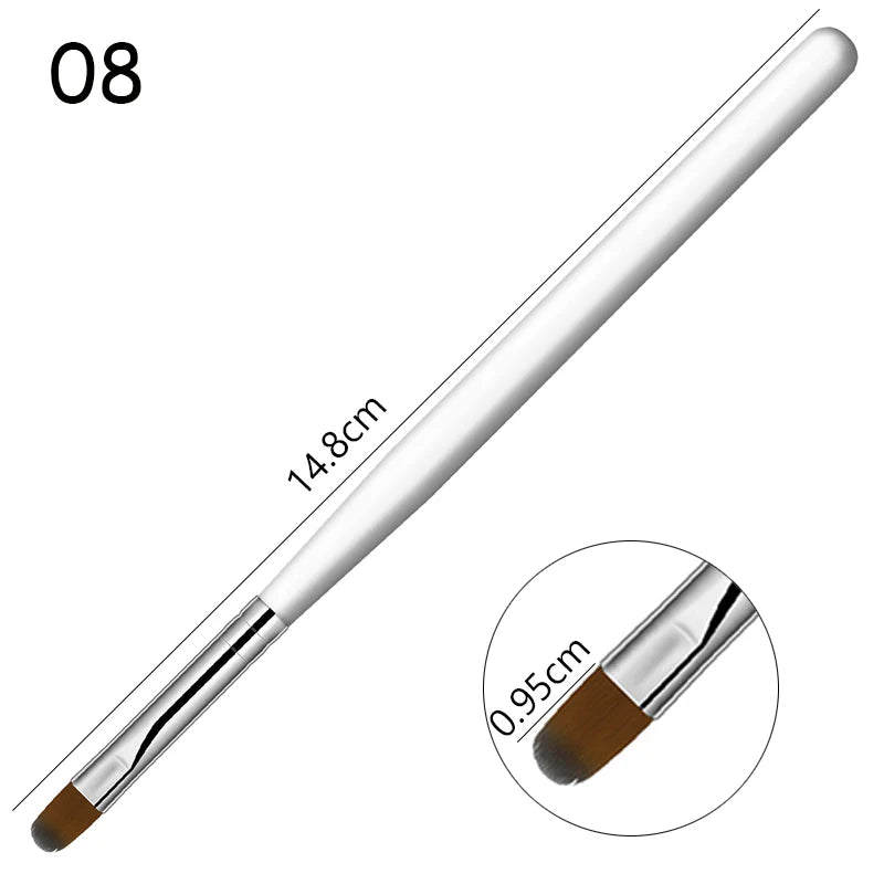 Nail Art Pinsel Set (1–9 Stück) – für UV Gel, Acryl & 3D Nail Design