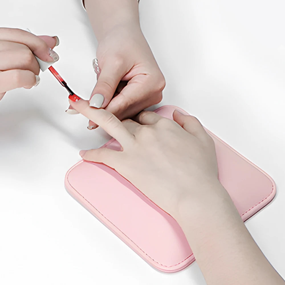 Maniküre Armstütze – Mikrofaser-Leder Kissen für Nagelstudio, rutschfest & bequem