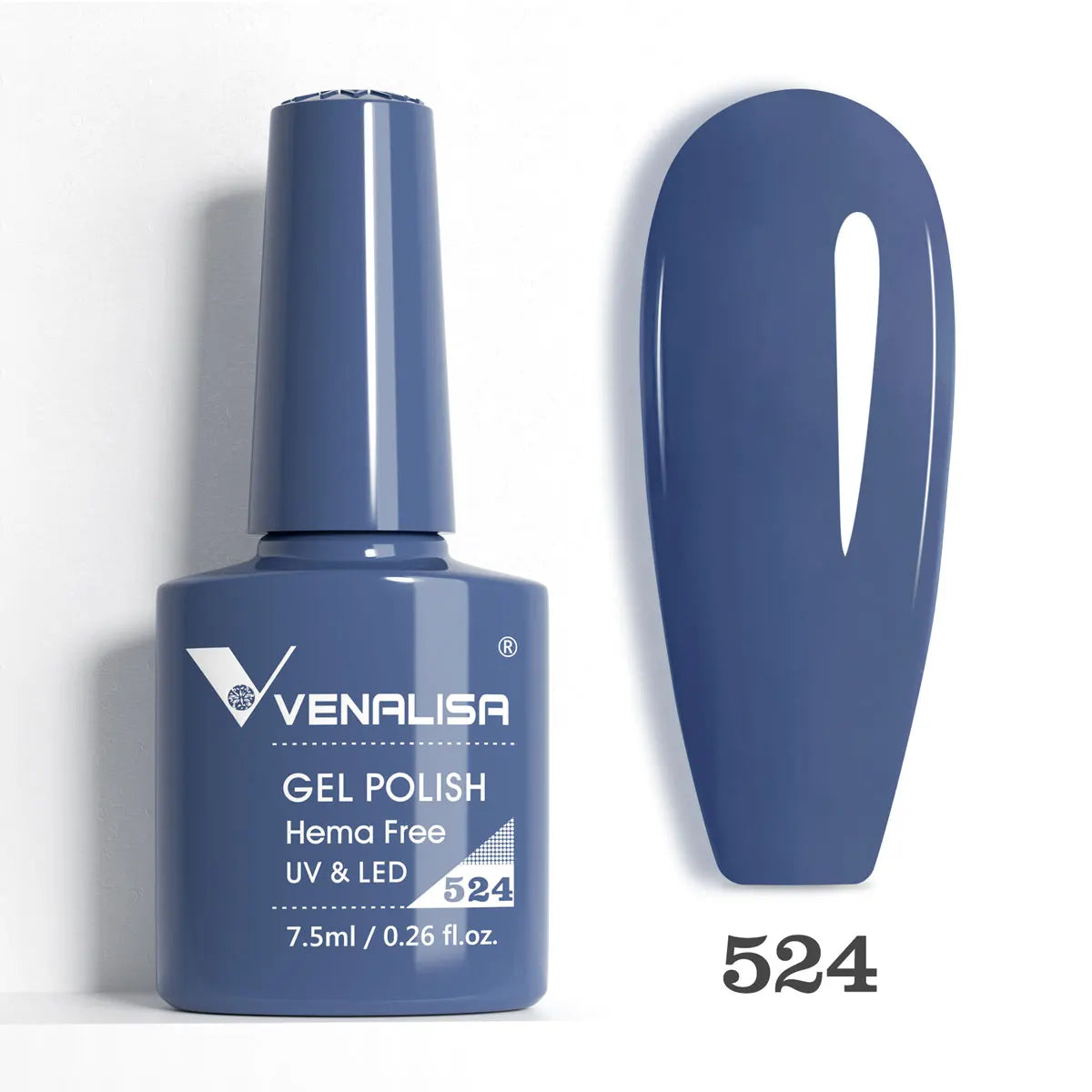 Venalisa HEMA-FREE Gel-Lack – 7,5 ml – French, Nude & Glitzer-Kollektion