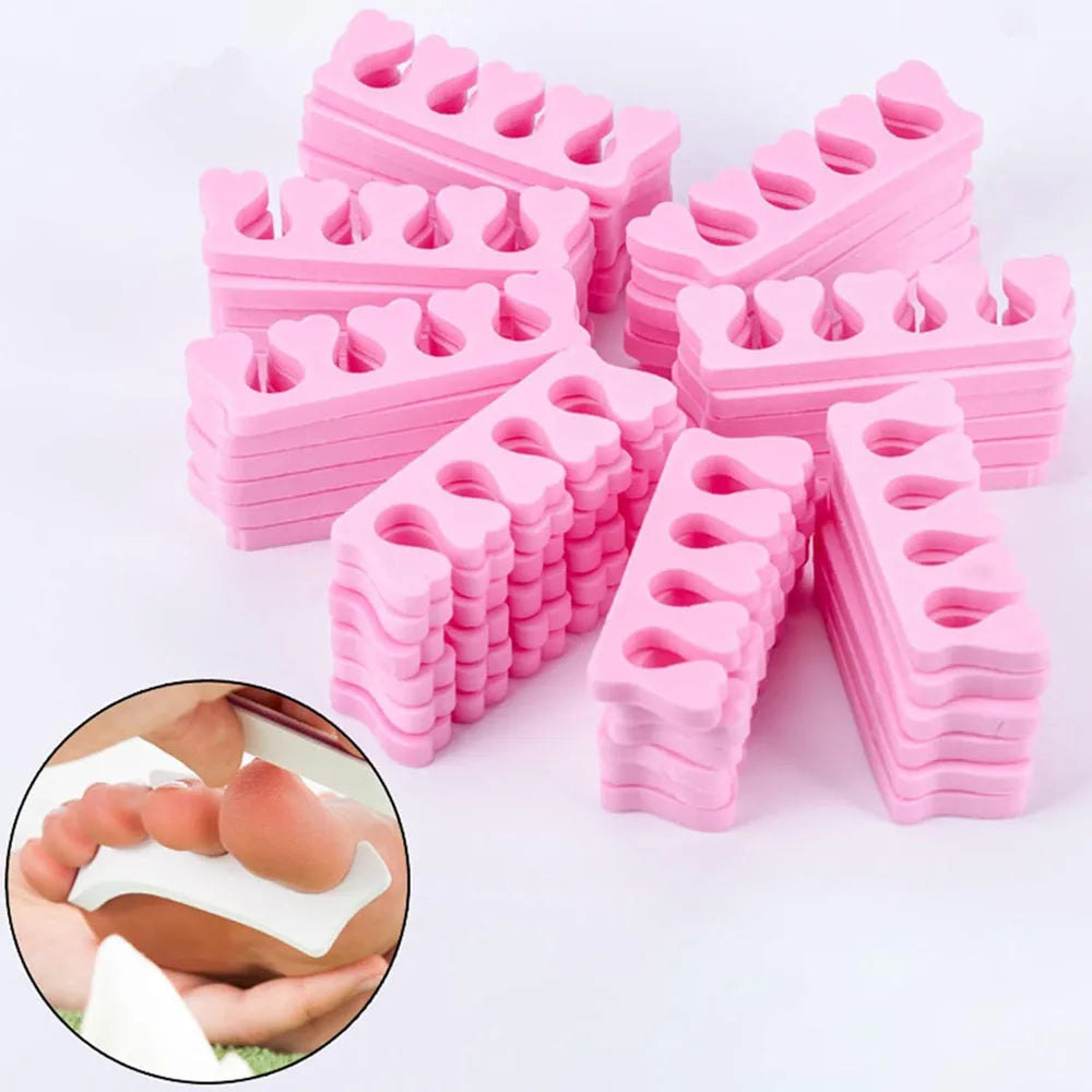 50/100 Stück Zehentrenner – Weiche Schwamm-Pads für Pediküre & Maniküre