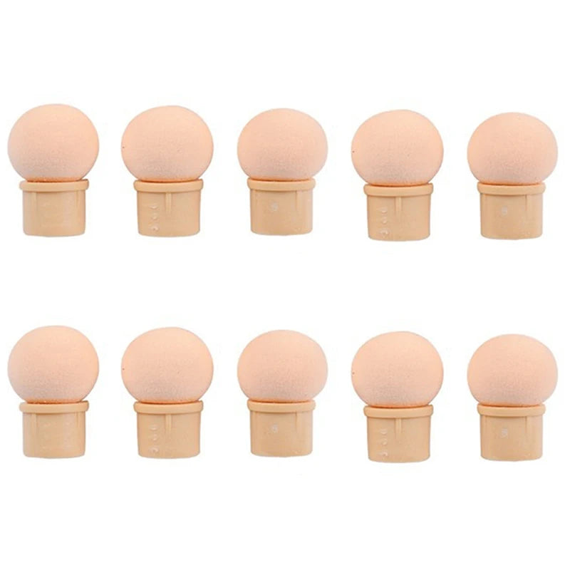 Sponge Pen für Nail Art – mit Ersatzköpfen für Farbverlauf, Glitzer & Puder