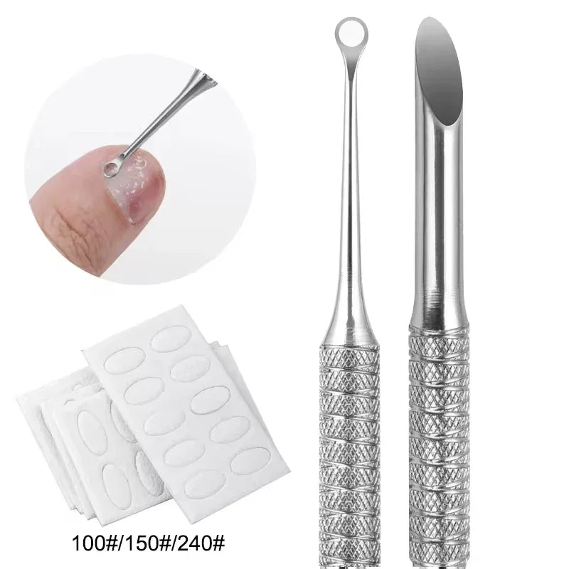 Nagelhautentferner – Doppelseitiger Cuticle Pusher aus Edelstahl