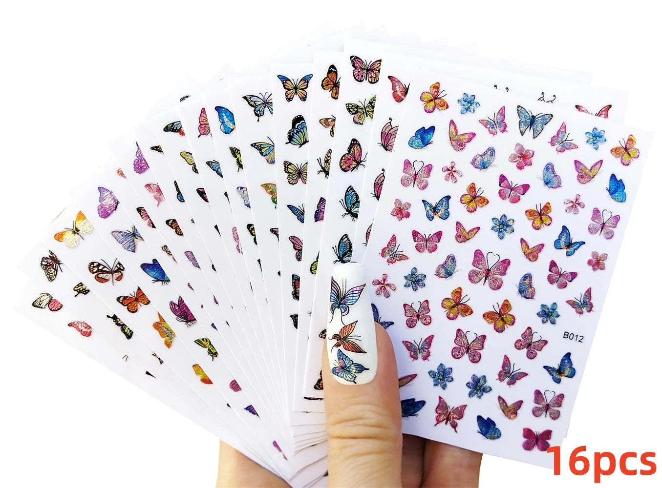 Kinder Nagelsticker „Häschen & Glitzer“ – 30 Stk Cartoon Nail Art mit Pailletten