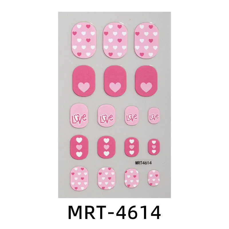 Kinder-Nagelsticker – DIY Cartoon Sticker für Mädchen & Nail Art
