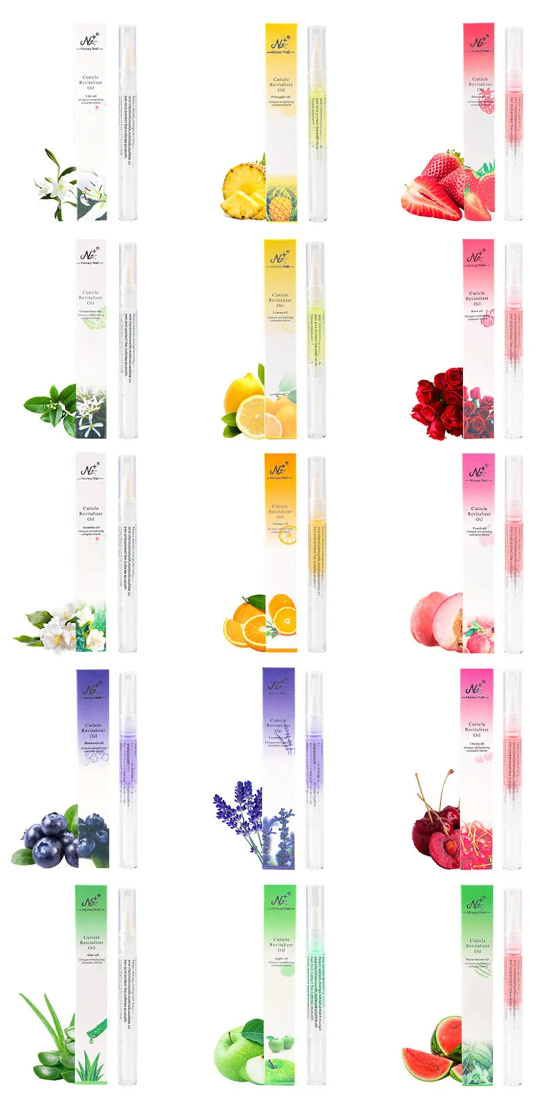 30x Nagelöl-Stift mit Duft – Cuticle Oil Pen für Pflege, Feuchtigkeit & Reparatur