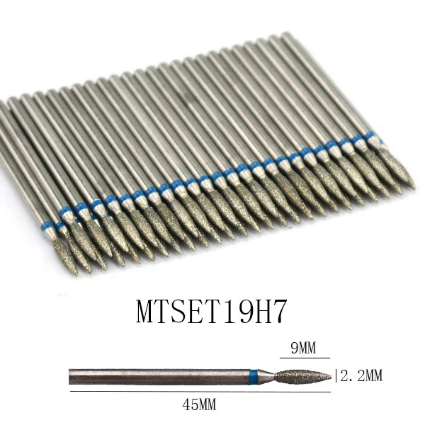 50x Diamant-Fräser für Nagelstudio – Bit-Set zur Nagelhaut- & Hornhautentfernung
