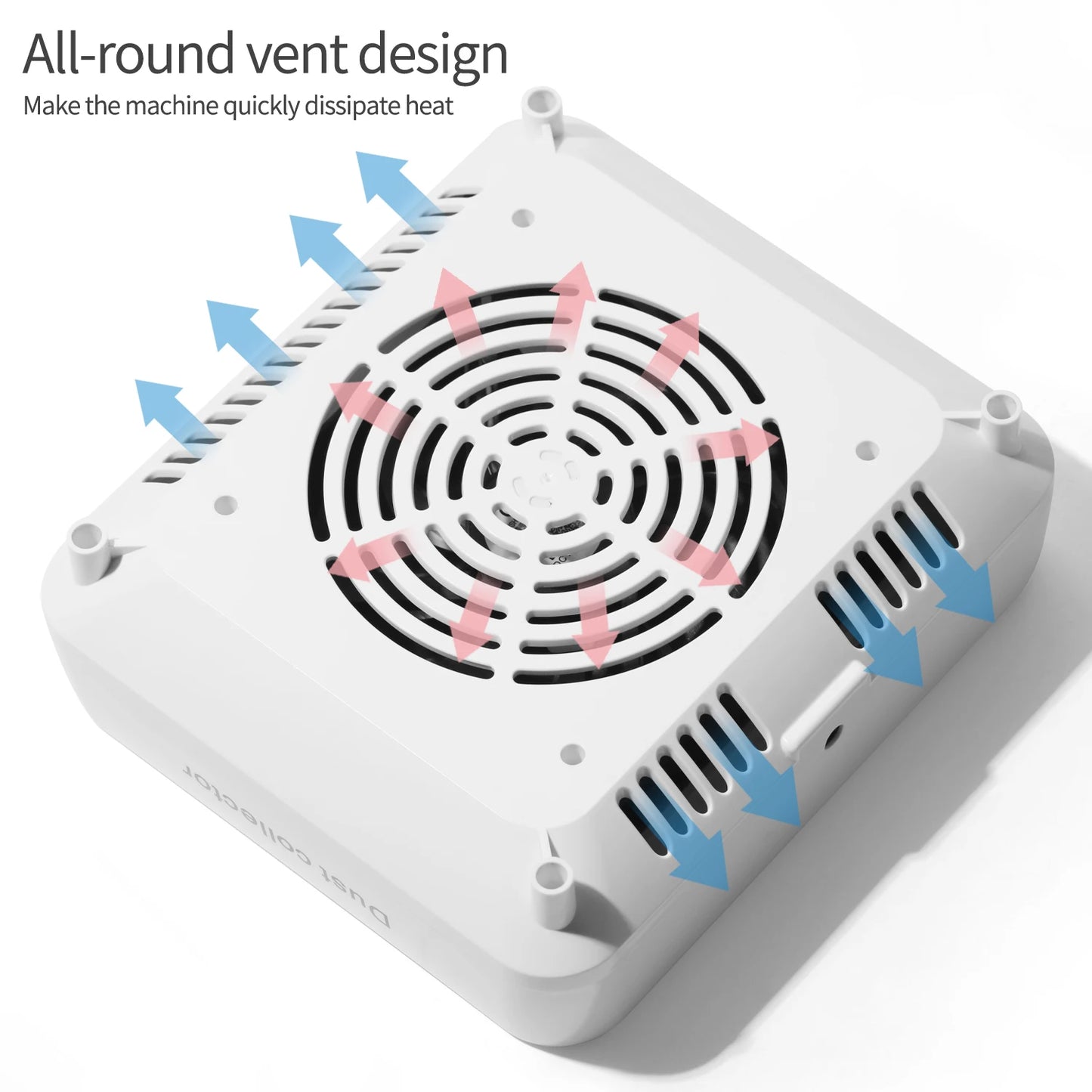 Nail Dust Collector – Profi-Tischgerät mit Filter für Maniküre & Studio