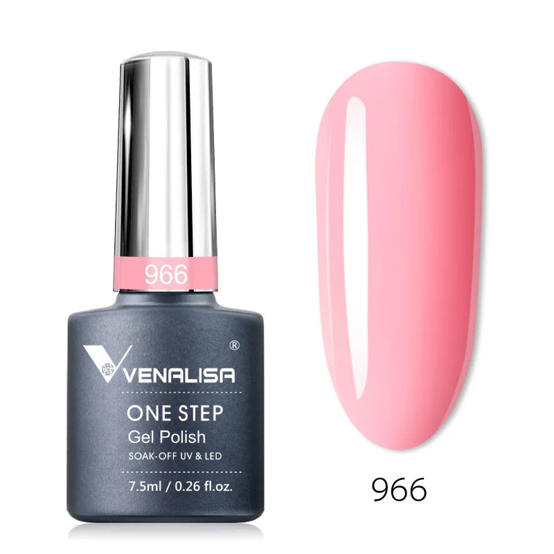 Venalisa 3-in-1 Gel Polish – 7,5ml One Step UV/LED Gel, Ohne Base & Top