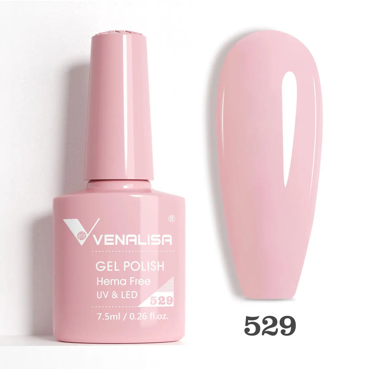 Venalisa HEMA-FREE Gel-Lack – 7,5 ml – French, Nude & Glitzer-Kollektion