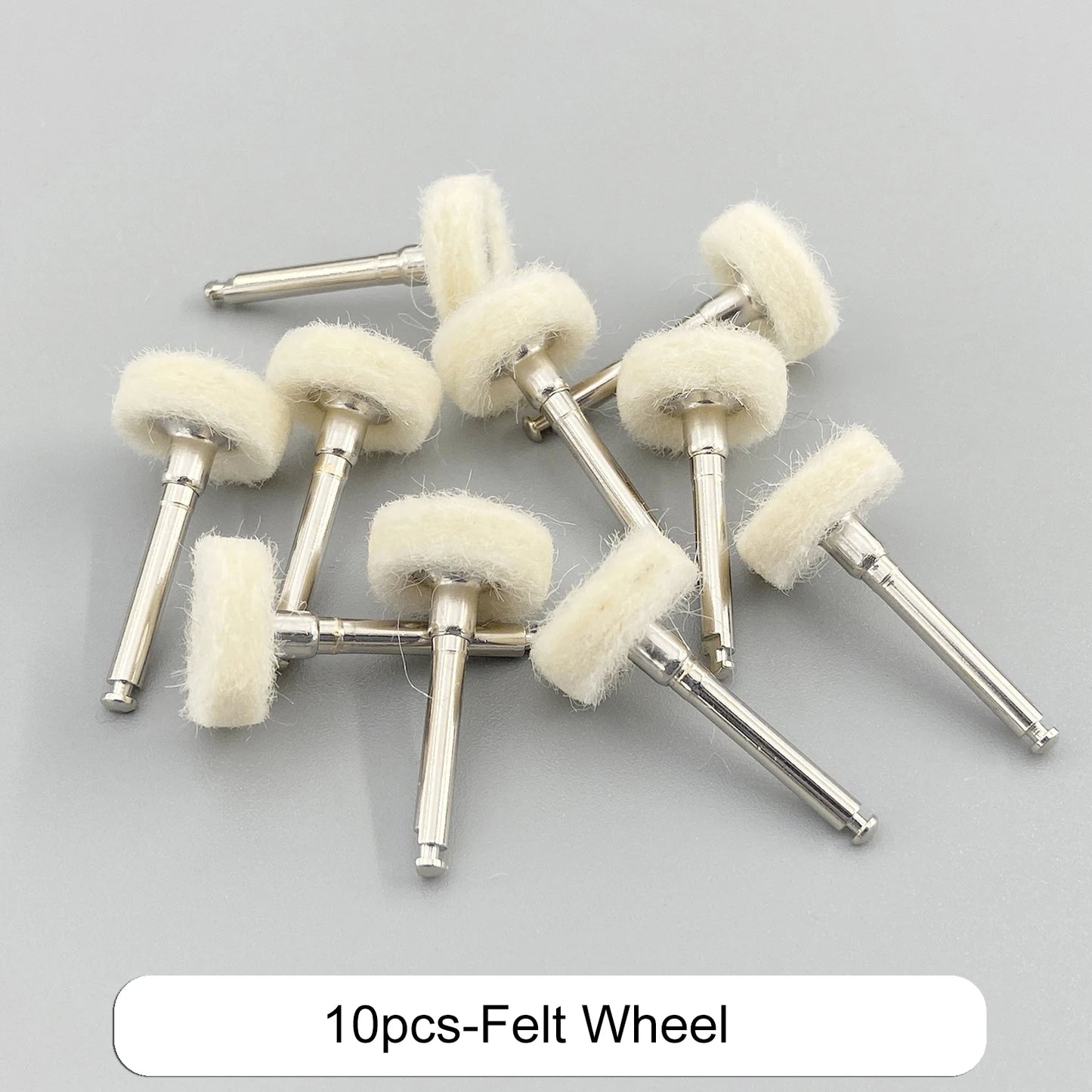 WELLCK Silikon-Polieraufsätze – 10/12 Stück Set für E-Feile, Politur & Finish (Nail & Dental Art)