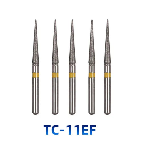 AZDENT Dental Diamantbohrer – 5 Stück, FG 1.6 mm, Medium für Turbine/High-Speed-Handstück 2