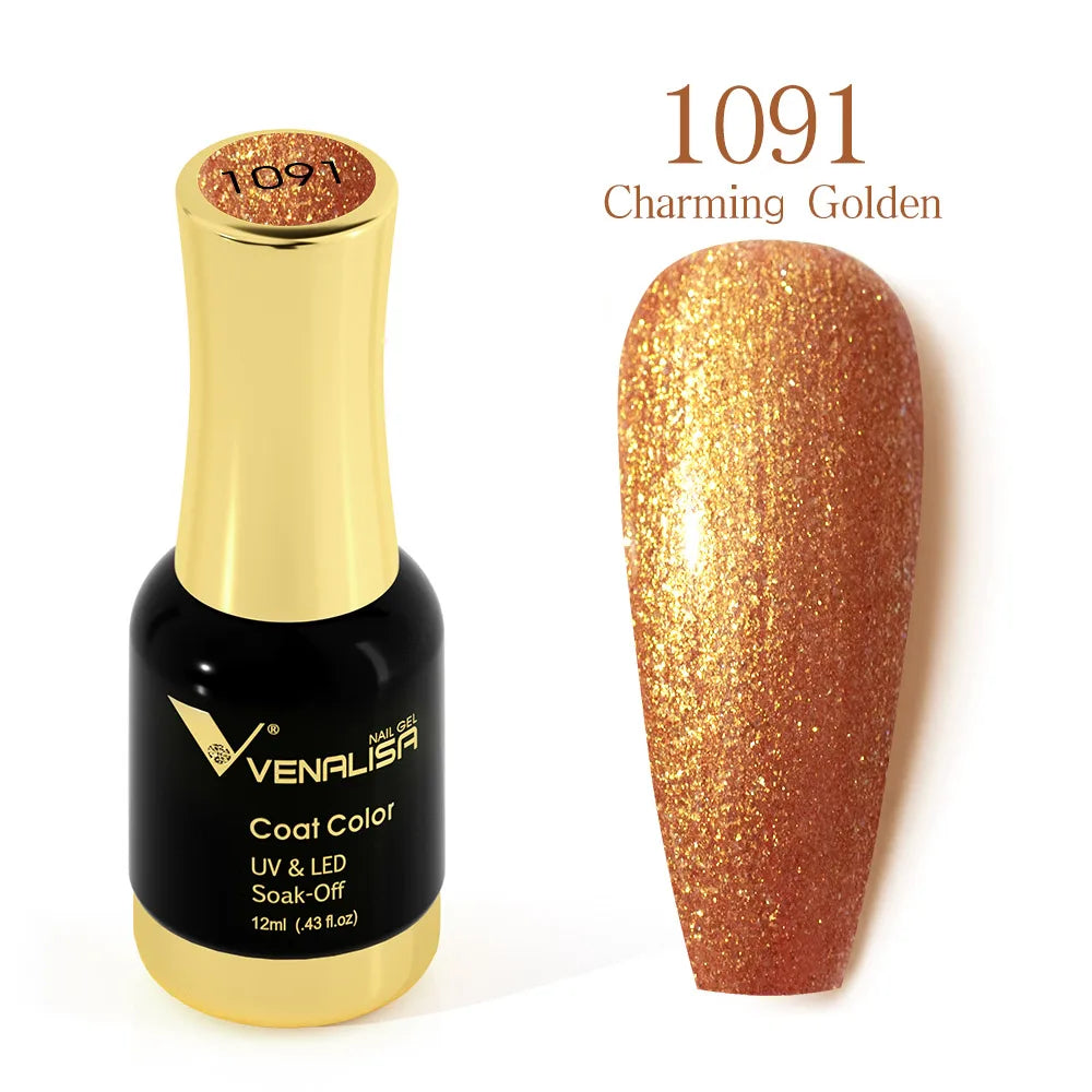 VENALISA Crystal UV Gel 12ml – French Nails, Glitzer, Pearl, HEMA-frei 1. Kollektion