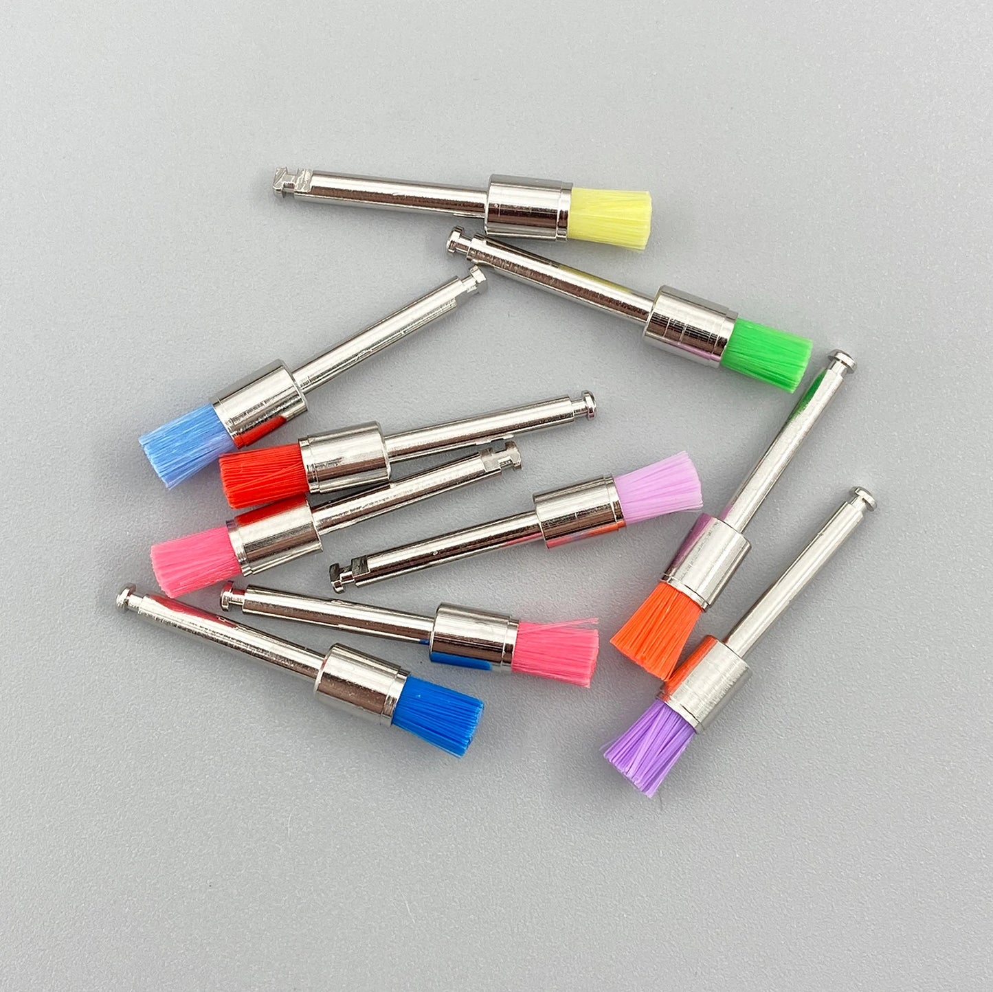 WELLCK Silikon-Polieraufsätze – 10/12 Stück Set für E-Feile, Politur & Finish (Nail & Dental Art)