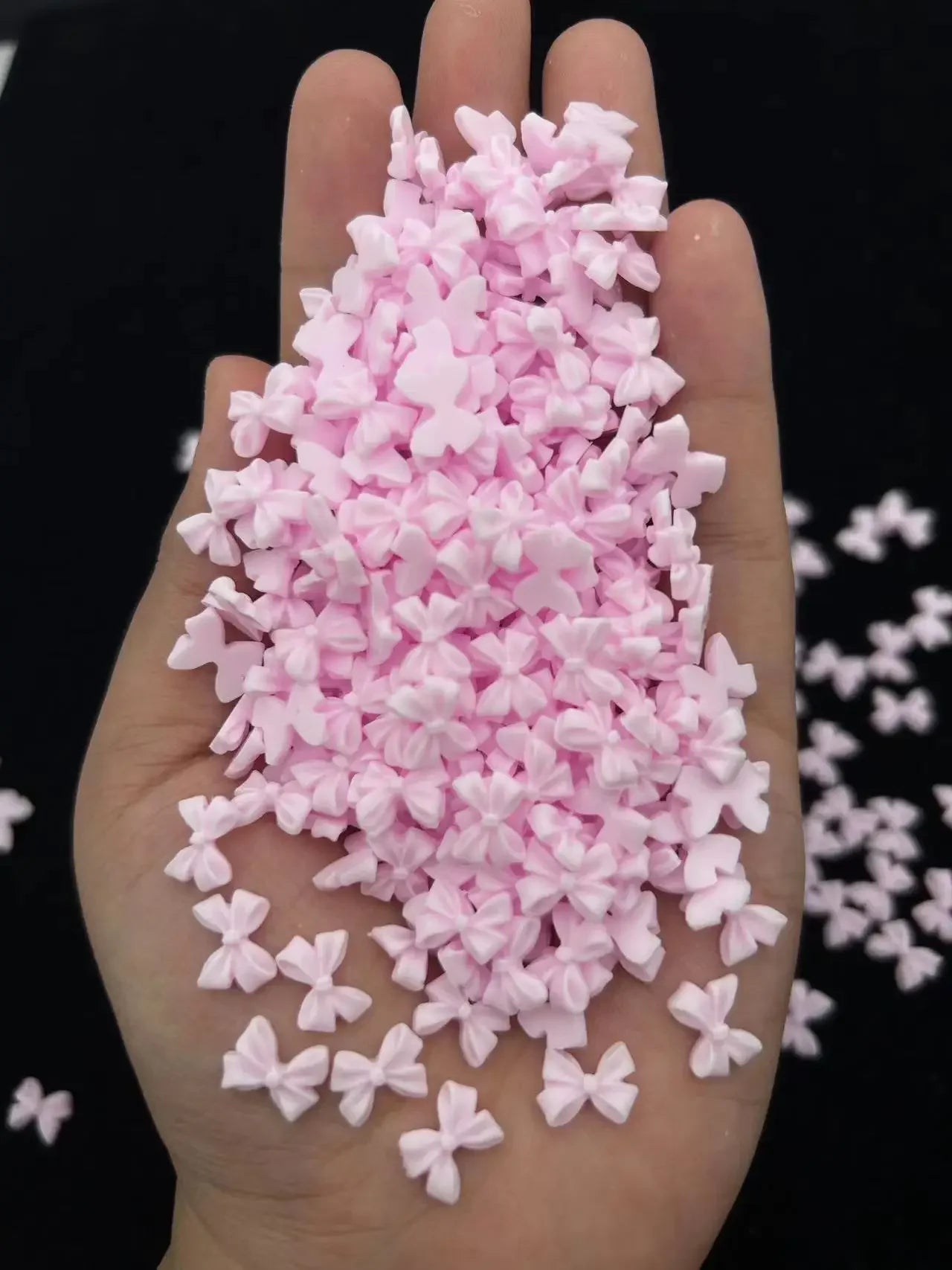 3D Nail Charms „Camellia“ – 20x Rosa Resin-Blumen für Aurora-Design