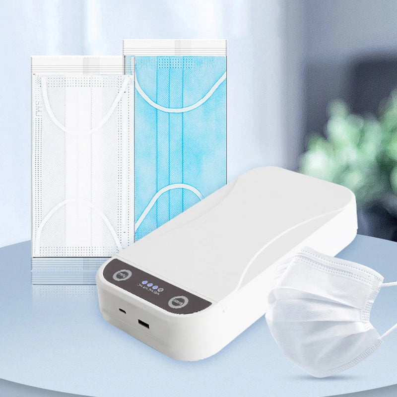 UV Desinfektionsbox mit Wireless Charger – 9W für Handy & Werkzeuge