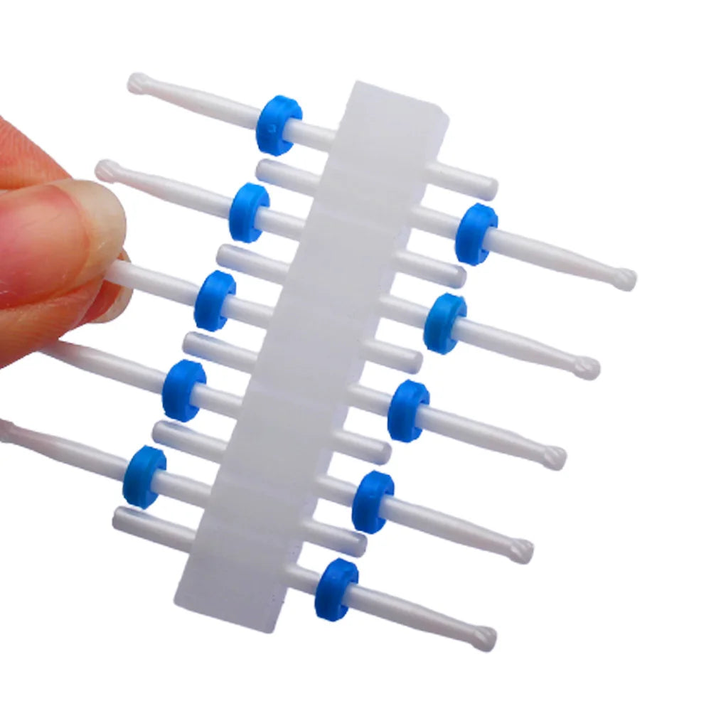 10tlg. Fräser Set für Maniküre – Hartmetall & Keramik Bits, Gel Entferner & Schleifer für elektrische Nagelfeilen