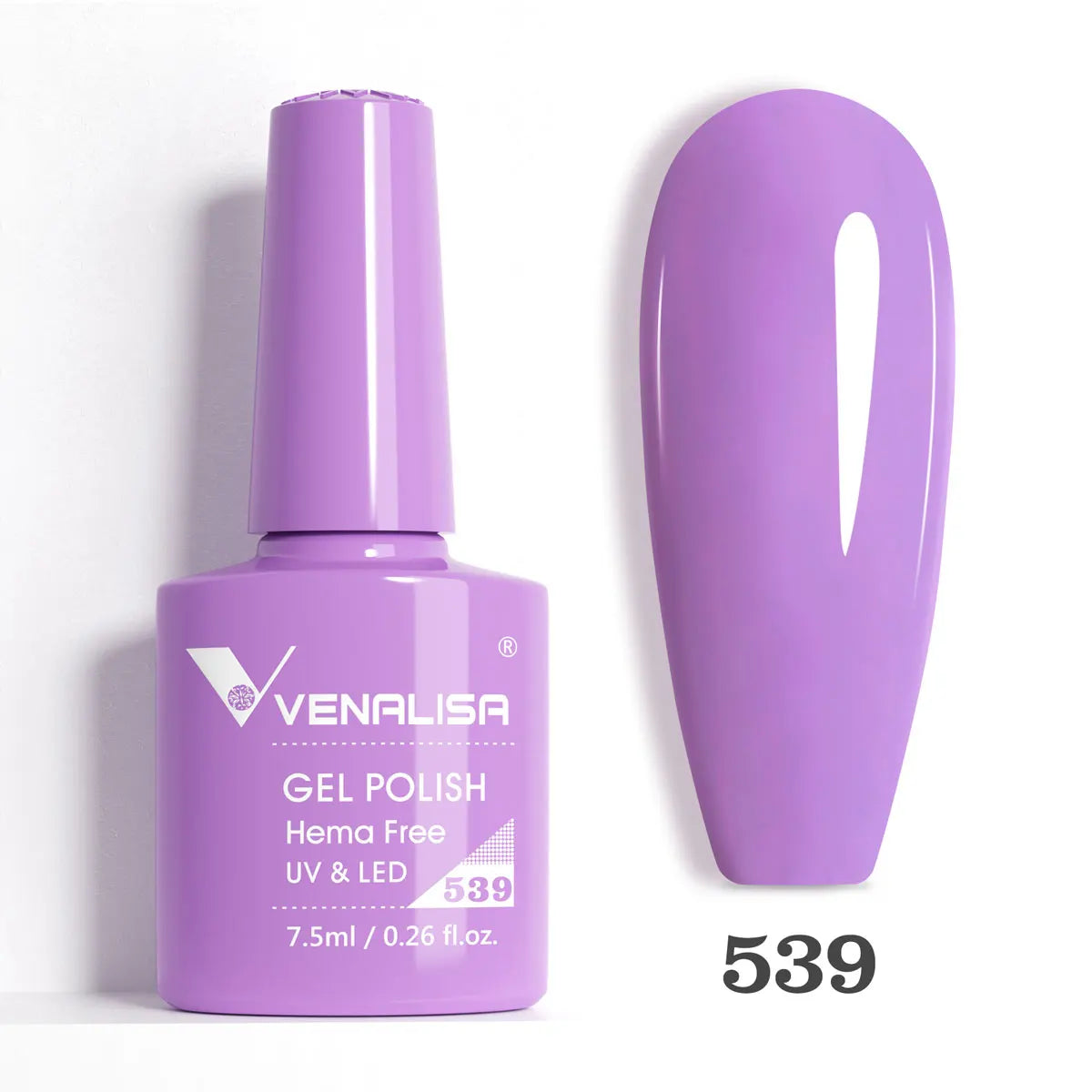 Venalisa HEMA-FREE Gel-Lack – 7,5 ml – French, Nude & Glitzer-Kollektion