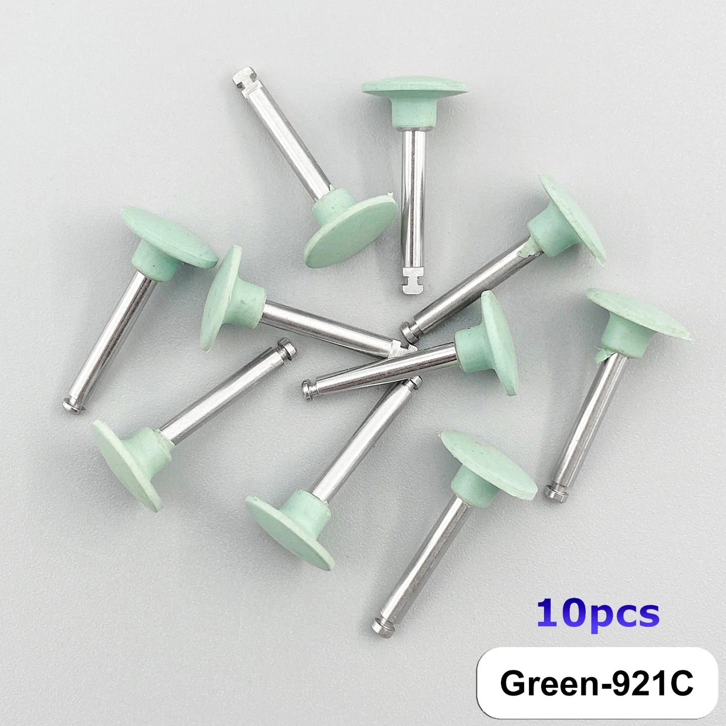 WELLCK Silikon-Polieraufsätze – 10/12 Stück Set für E-Feile, Politur & Finish (Nail & Dental Art)