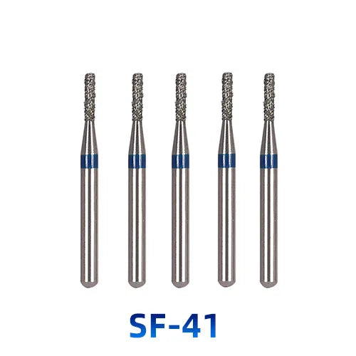 AZDENT Dental Diamantbohrer – 5 Stück, FG 1.6 mm, Medium für Turbine/High-Speed-Handstück 2