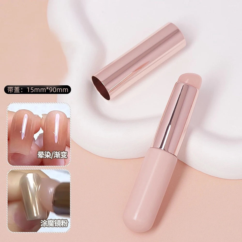 Silikonpinsel für Ombre & Chrome Powder – Wiederverwendbar & Präzise
