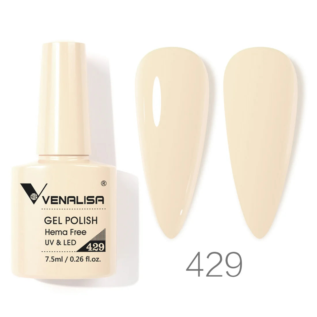 Venalisa VIP4 UV/LED Gel Polish 7,5 ml – Hochdeckender Soak-Off Nagellack 2