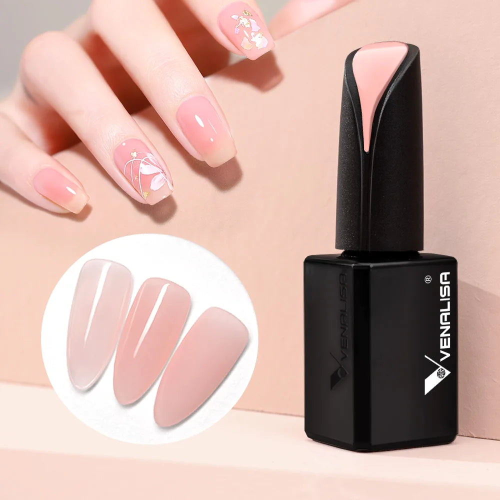 Venalisa French Jelly Gel – Semi Transparent, No Wipe, Long Lasting