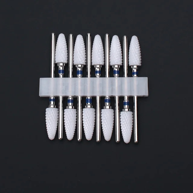10 Stück Keramik Nagelfräser Set – Für elektrische Nagelfeile, Gelentfernung, Maniküre & Nagelhautpflege