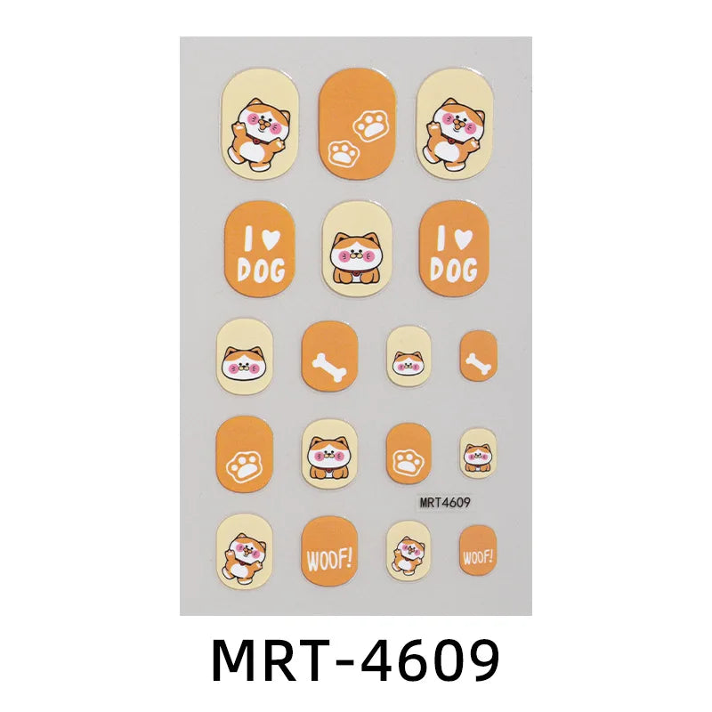 Kinder-Nagelsticker – DIY Cartoon Sticker für Mädchen & Nail Art