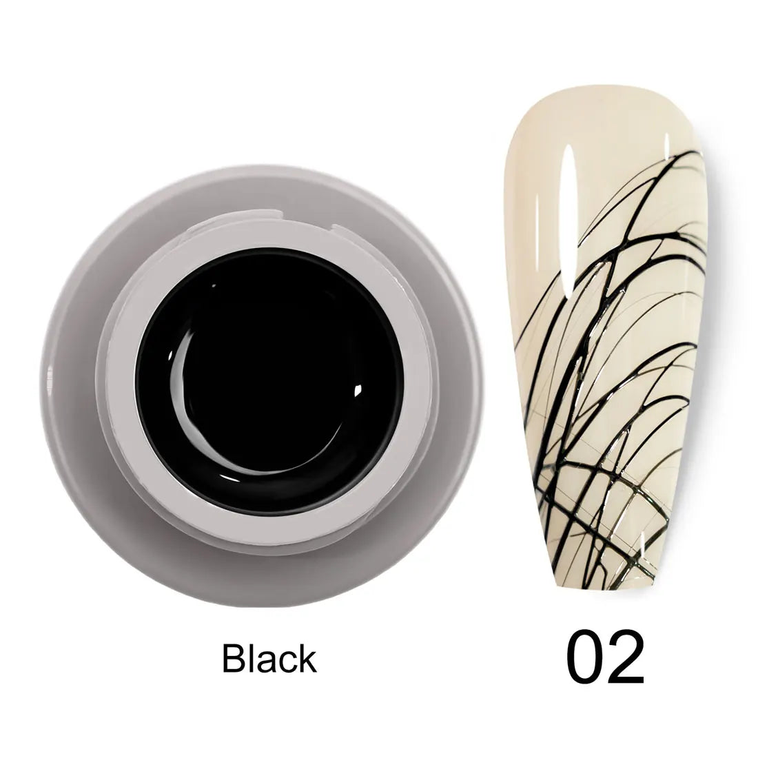 Venalisa Spider Gel – 8ml UV/LED Gel für Nail Art, 12 Farben