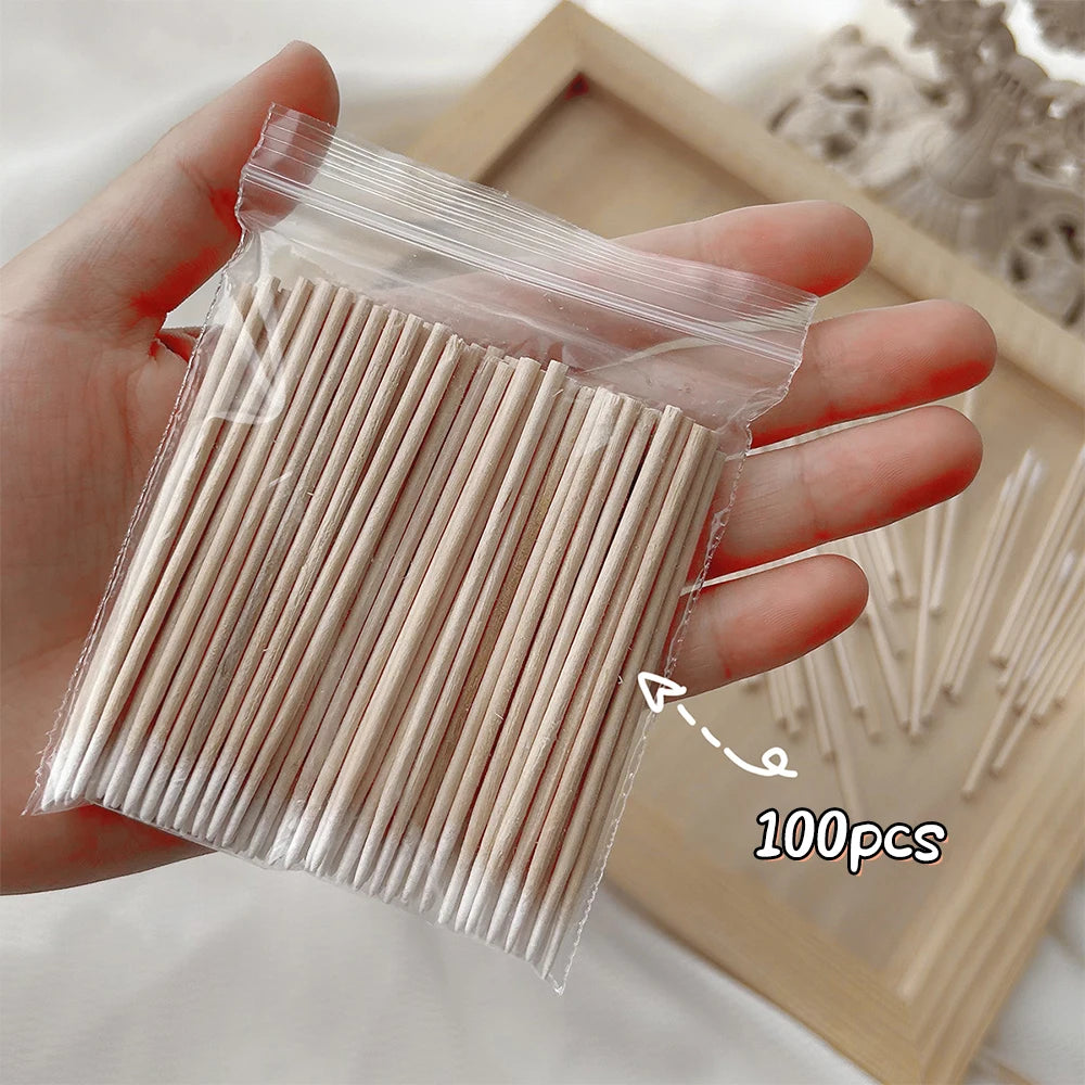 Korrektur-Stäbchen für Maniküre – 100/300/500 Stück | 10 cm