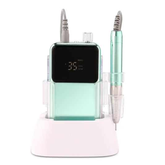 Kabellose Nagelfräse 85 W – 35.000 U/min Profi Brushless Nail Drill für Studio & Zuhause