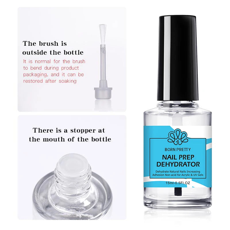 BORN PRETTY 15ml Primer & Base/Top Coat – Ohne UV-Lampe, schnelltrocknend