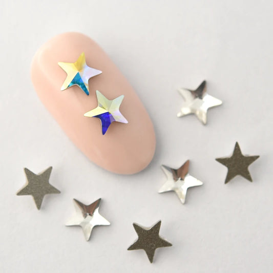 20 Stk Rivoli Stern-Strass – 5 mm Deko-Steine für Nail Art & DIY