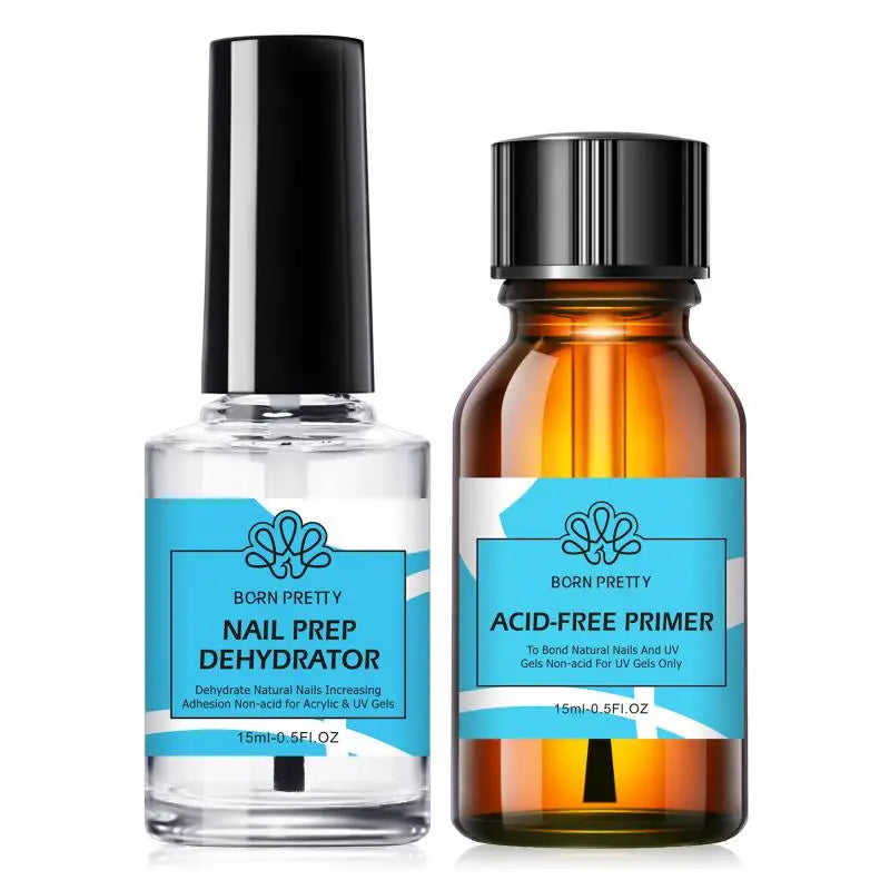 BORN PRETTY 15ml Primer & Base/Top Coat – Ohne UV-Lampe, schnelltrocknend