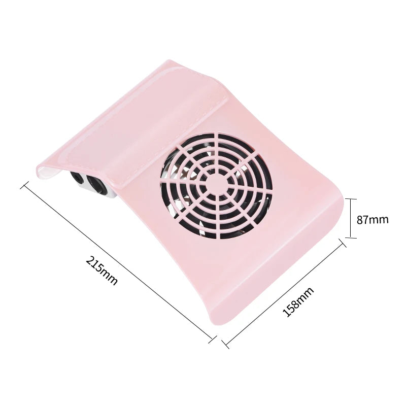 Rosa Nail Dust Collector – Staubabsaugung mit starker Leistung & leisem Betrieb