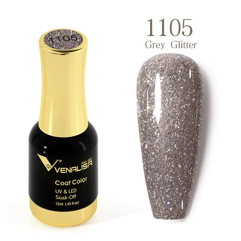 VENALISA Crystal UV Gel 12ml – French Nails, Glitzer, Pearl, HEMA-frei 1. Kollektion