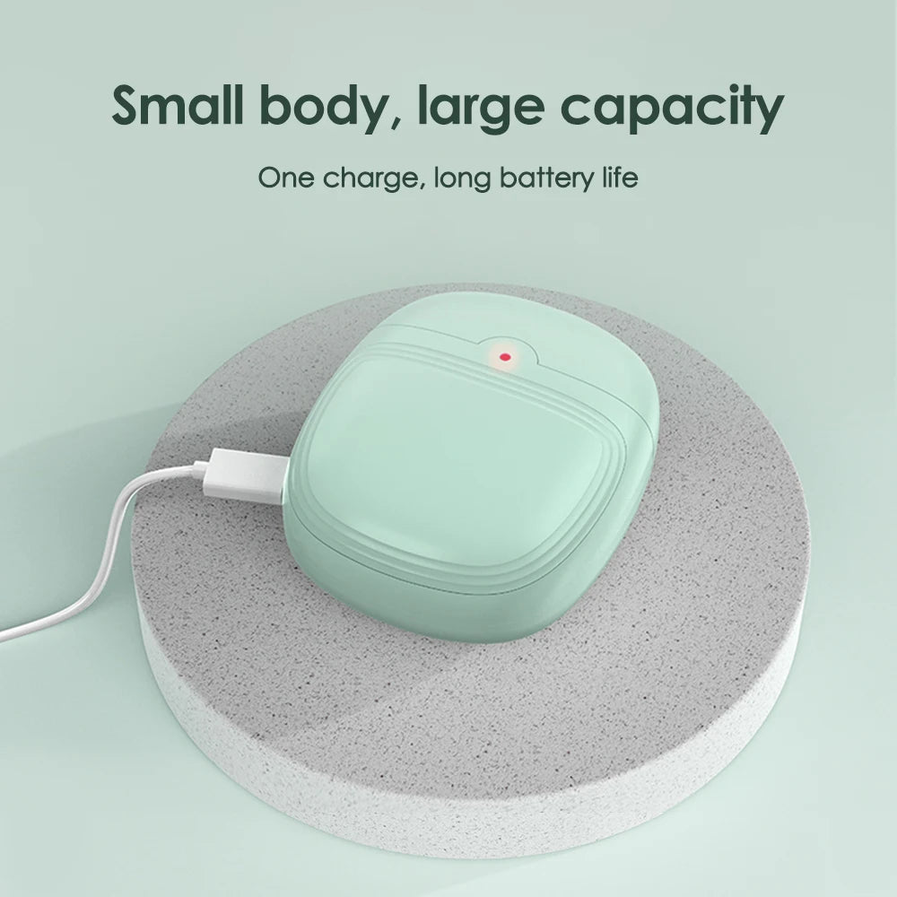 2-in-1 Elektrischer Nageltrimmer & Schleifer mit LED – Wiederaufladbar via USB, für Baby, Erwachsene & Senioren