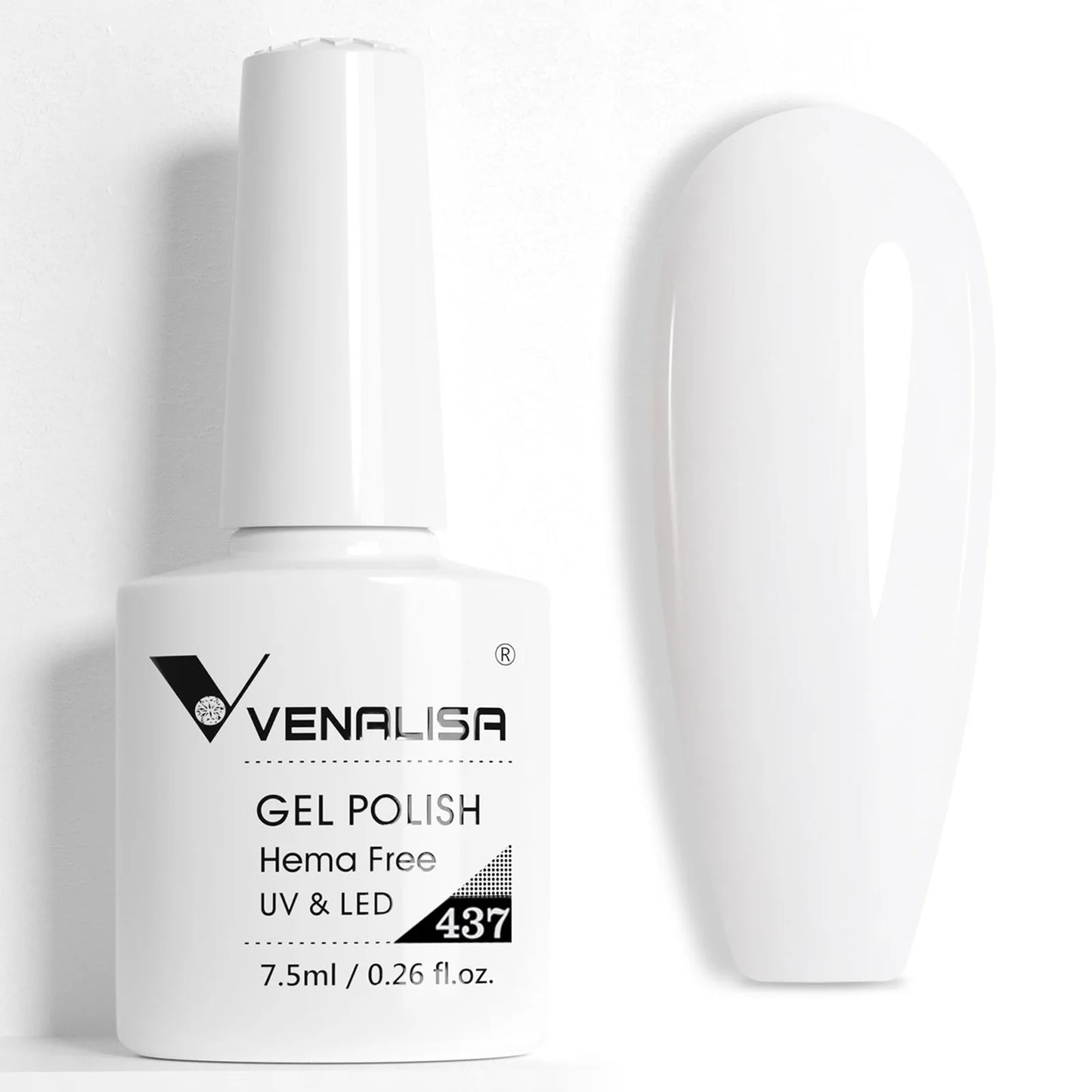 Venalisa Glitter Gel Polish – 7,5ml Rot, HEMA-frei, UV/LED, Semi-Permanent