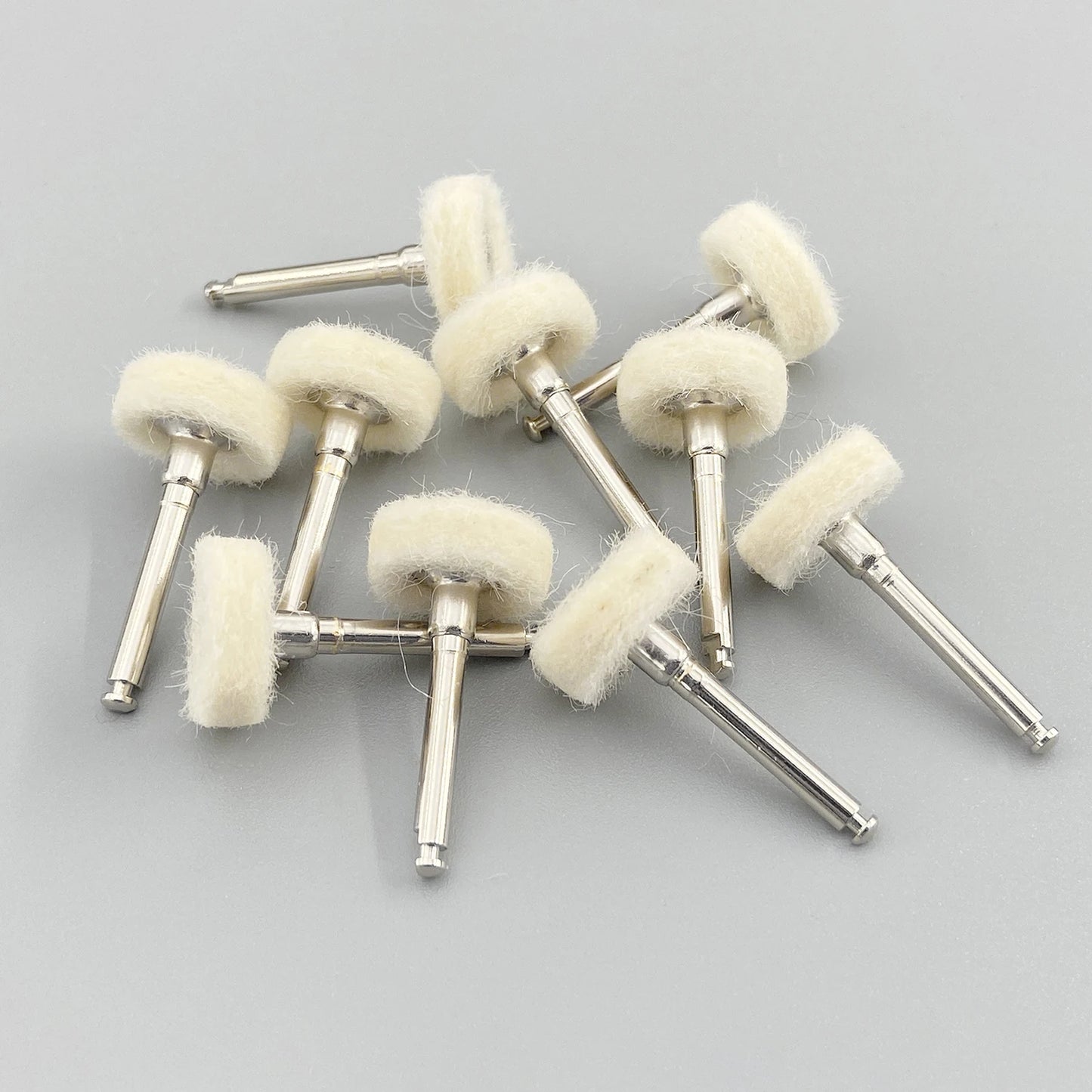 WELLCK Silikon-Polieraufsätze – 10/12 Stück Set für E-Feile, Politur & Finish (Nail & Dental Art)