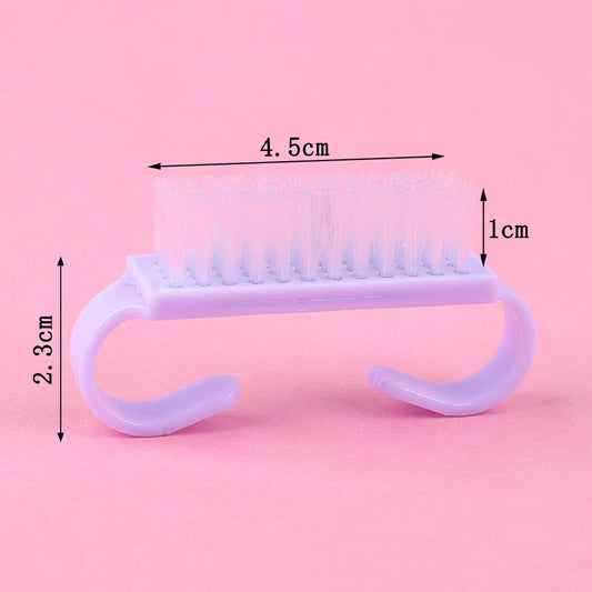 50 Stück Nagelbürsten – Bunte Reinigungsbürsten für Maniküre & Pediküre