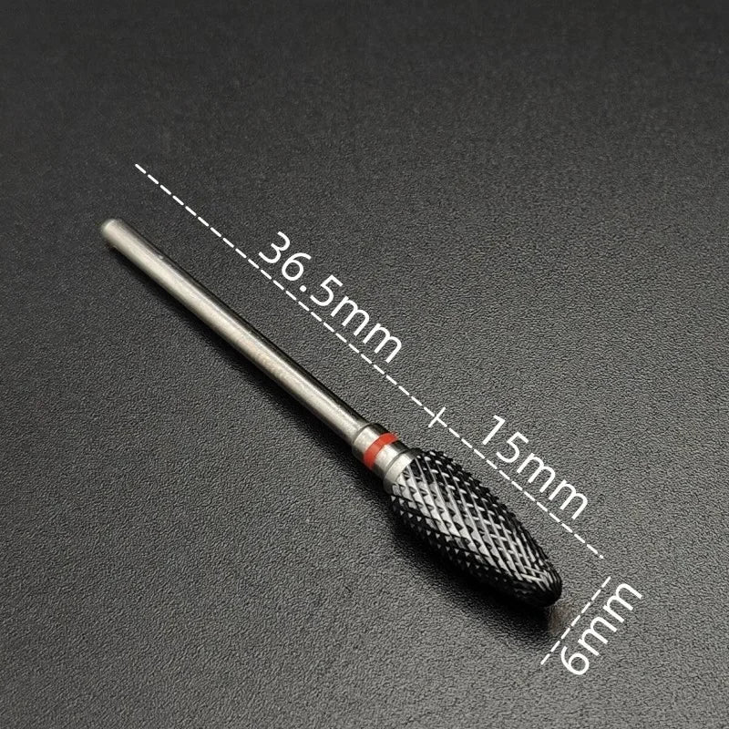 Karbide-Fräserbit (Keramikbeschichtung) – Für Gelentfernung & Feinschliff (3/32", E-Feile)