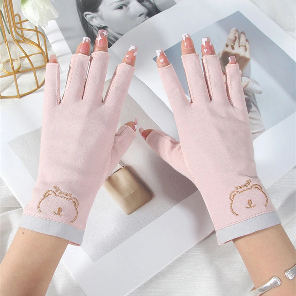 UV-Schutz Handschuhe für Maniküre – 1 Paar | Fingerlos