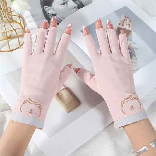 UV-Schutz Handschuhe für Maniküre – 1 Paar | Fingerlos