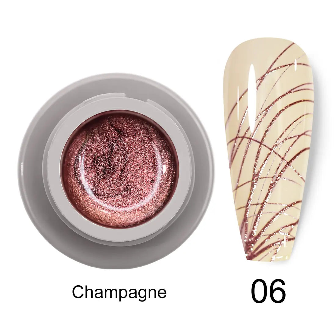 Venalisa Spider Gel – 8ml UV/LED Gel für Nail Art, 12 Farben