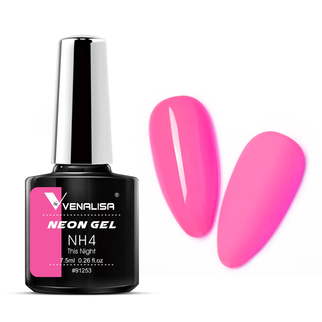 Venalisa Neon Gel-Lack 7,5 ml – UV/LED – Leuchtende Sommerfarben