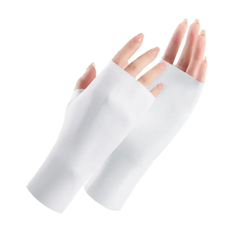 UV-Schutz Handschuhe Ice Silk – Fingerlos & Atmungsaktiv